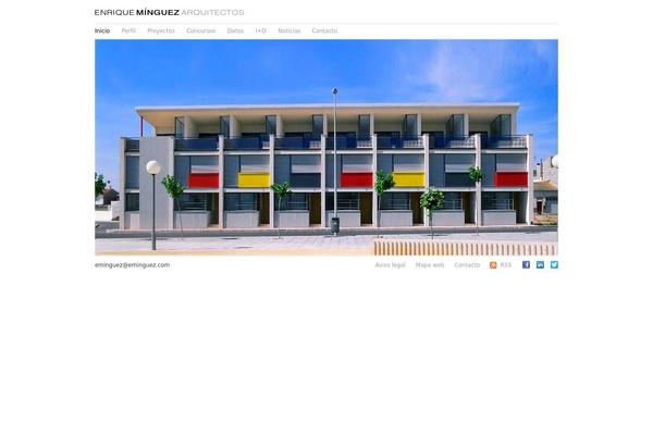 Em theme site design template sample