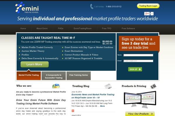 Allegiant theme site design template sample