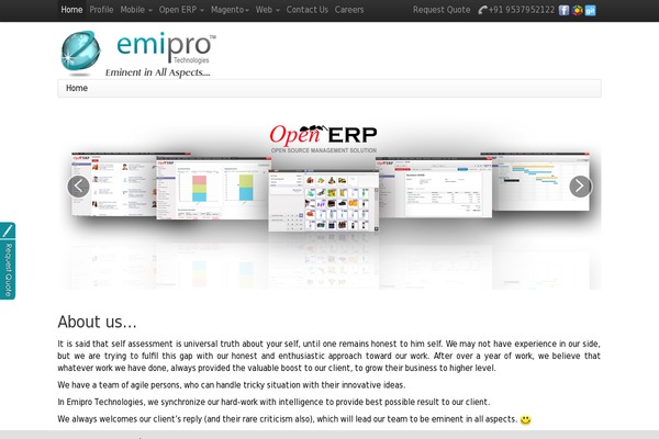 Migos theme websites examples