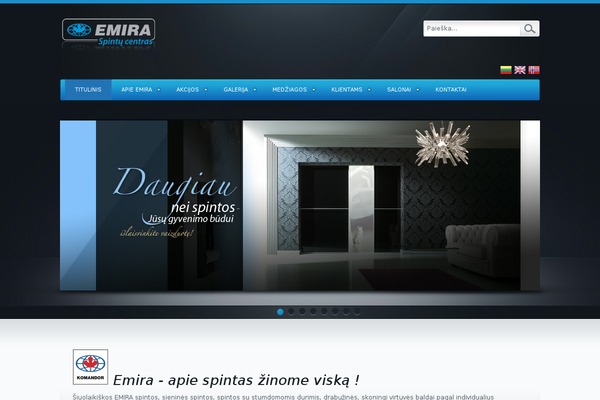 theDawn theme site design template sample