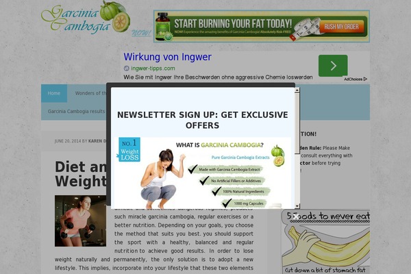 emiraclegarciniacambogia.com site used Cookery Lite