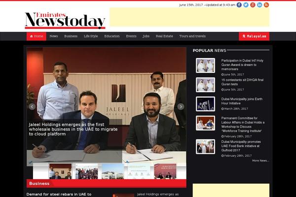 Site using Advanced post slider plugin