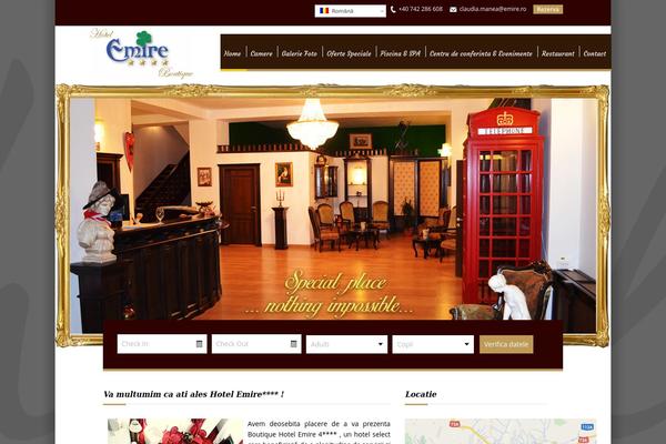 Soho Hotel theme site design template sample