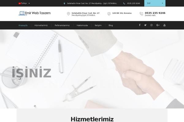 Consulting theme site design template sample
