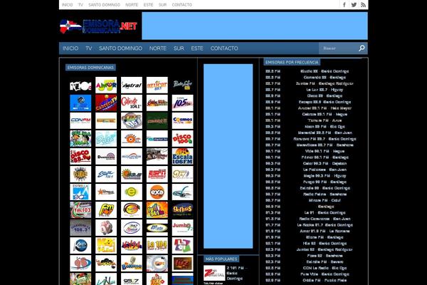 Radio theme site design template sample