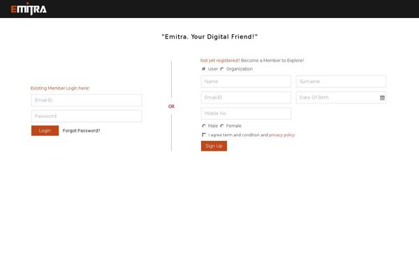 Split theme site design template sample