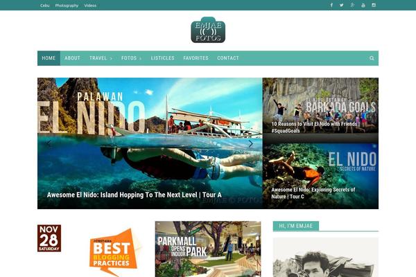 Ionmag theme site design template sample