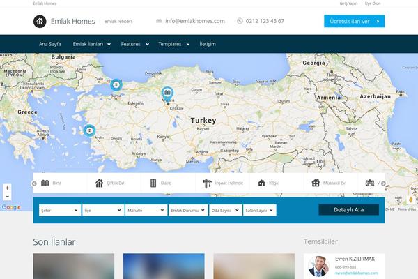 Realia theme site design template sample