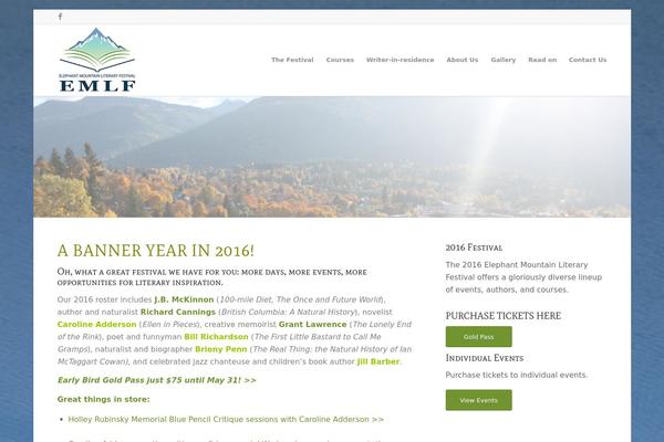 Enfold theme site design template sample
