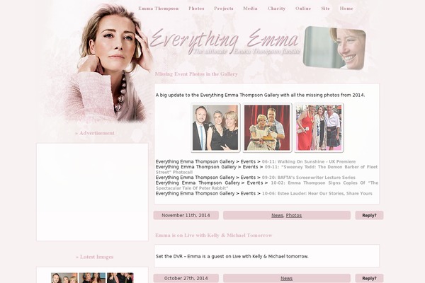 Final theme site design template sample