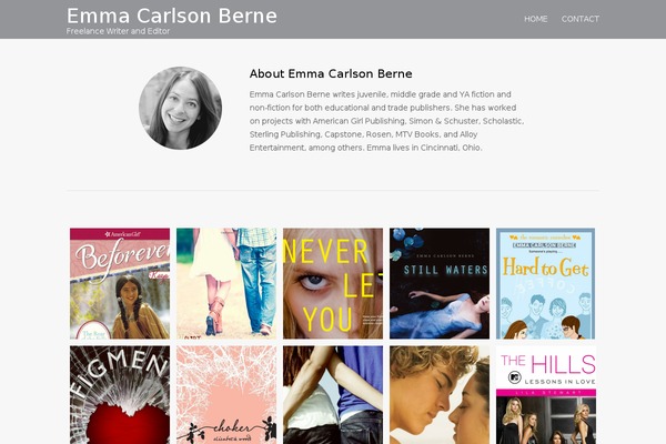 Emma theme site design template sample
