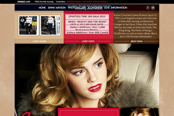 Fantasy theme site design template sample