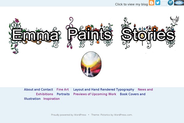 Pictorico theme site design template sample