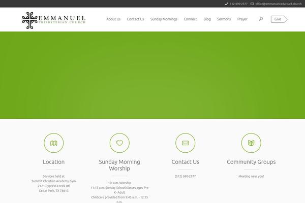 Cake theme site design template sample