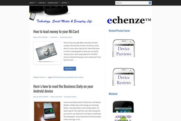Infinity theme site design template sample