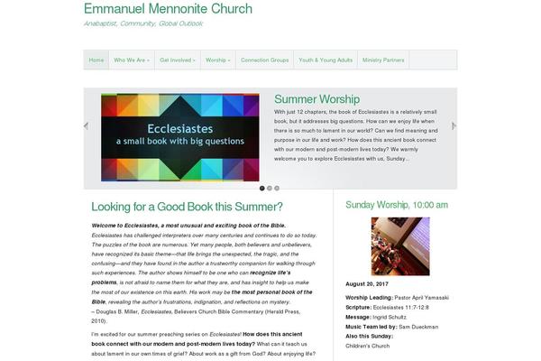 emmanuelmennonite.com site used Minimal