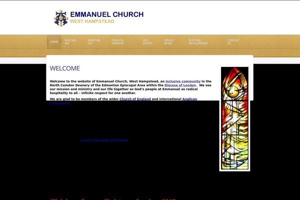 Churchope theme site design template sample