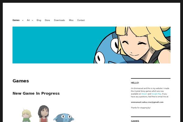 Twenty Sixteen theme site design template sample