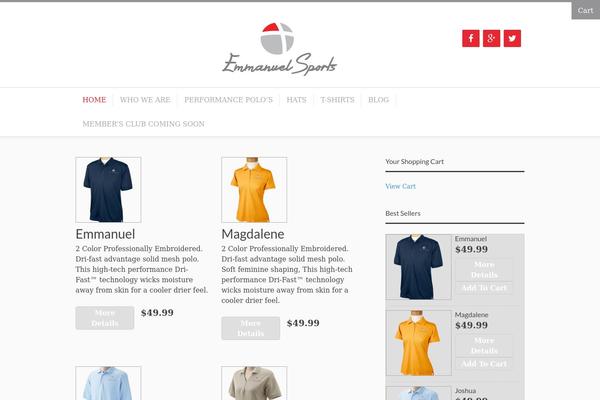Ayoshop theme site design template sample