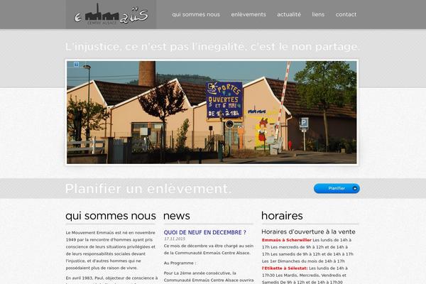 Emmaus theme site design template sample