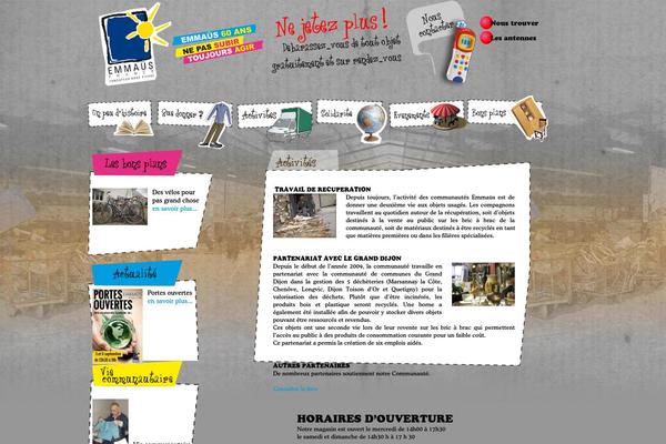 emmaus-dijon.org site used Emmaus