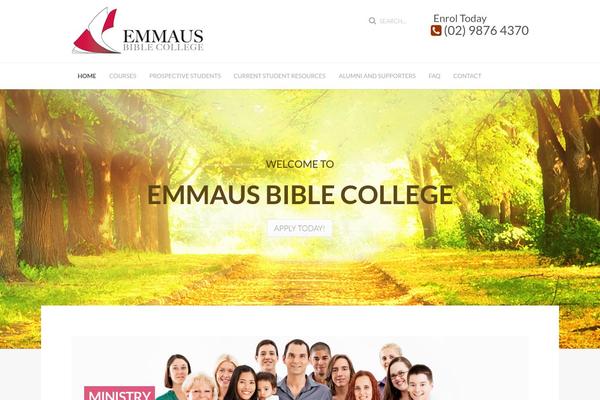 emmaus.edu.au site used Emmaus