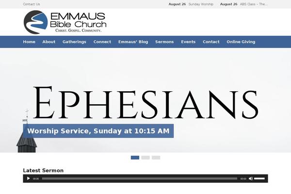 Exodus theme site design template sample