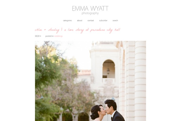 Prophoto4 theme site design template sample