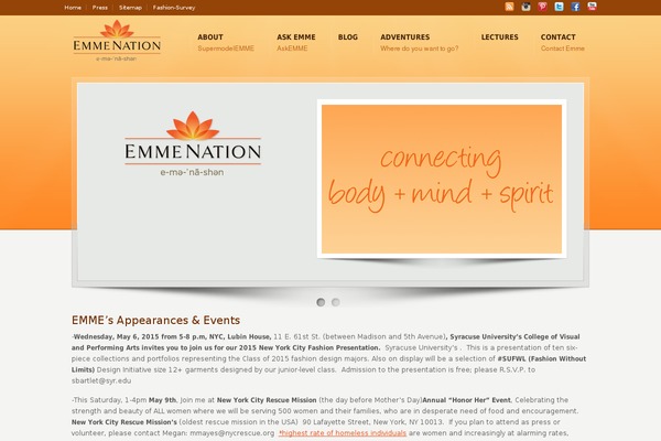 Karma theme site design template sample