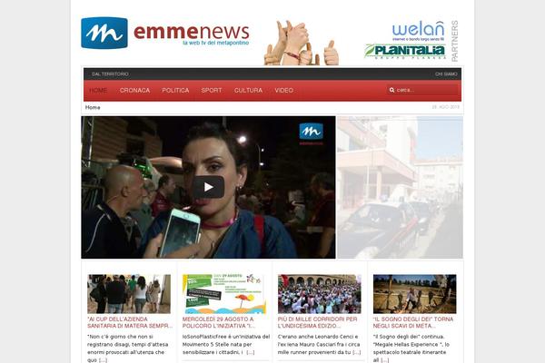 Revista theme site design template sample
