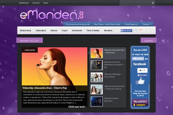 Continuum theme site design template sample