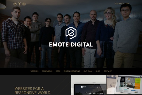 Satu theme site design template sample