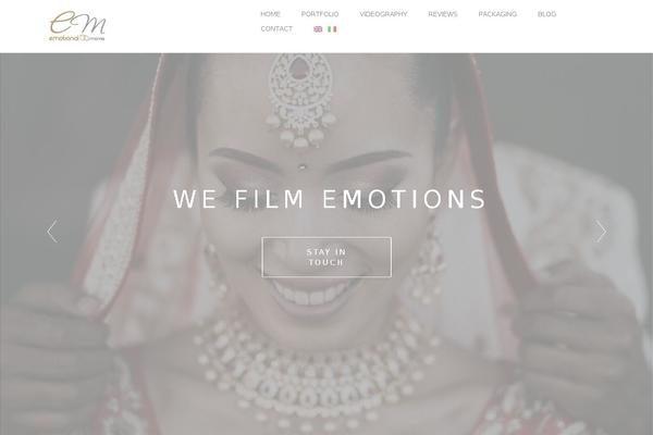 Visia theme site design template sample