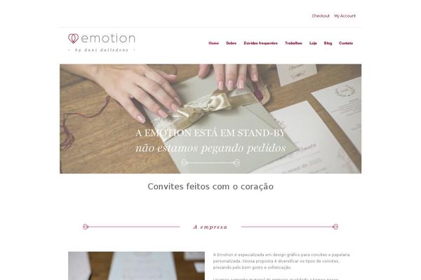 Gather theme site design template sample