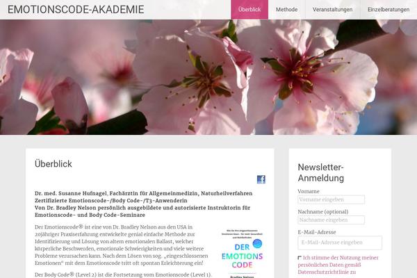 Radiate theme site design template sample