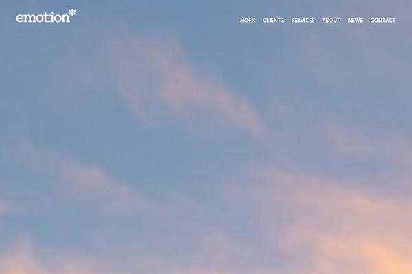 Emotion theme site design template sample