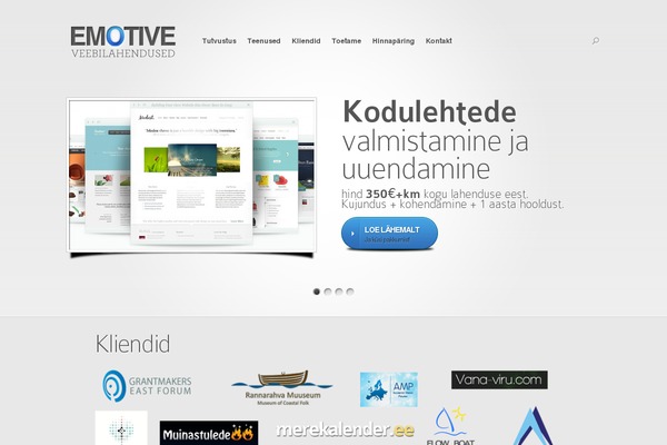 Nova theme site design template sample
