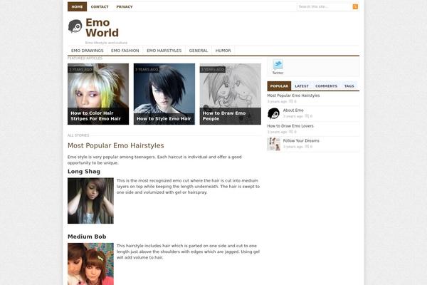 Advisor theme site design template sample