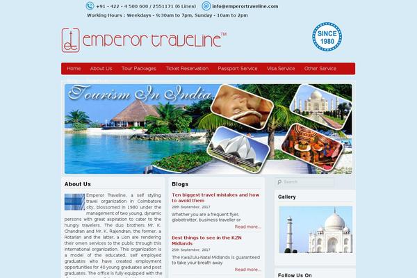 Exploore theme site design template sample