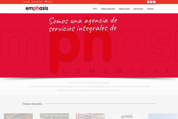 emphasiscomunicacion.com site used Emphasis