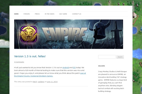 Twenty Fifteen theme site design template sample