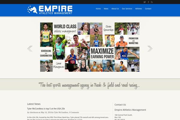 Empire theme site design template sample