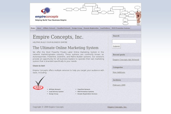 Emplode theme site design template sample