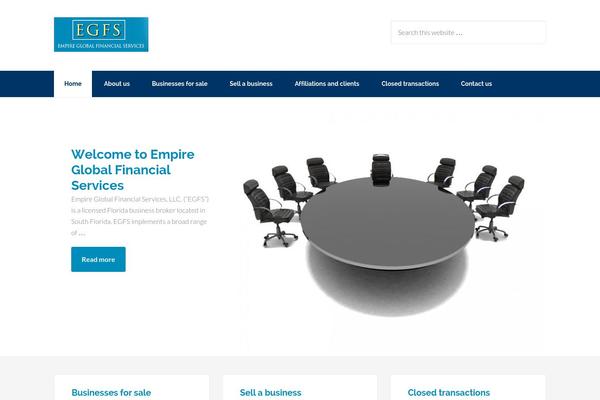 Enterprise Pro theme site design template sample