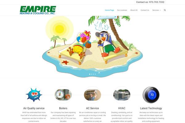 Strata theme site design template sample