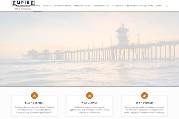 Enfold theme site design template sample