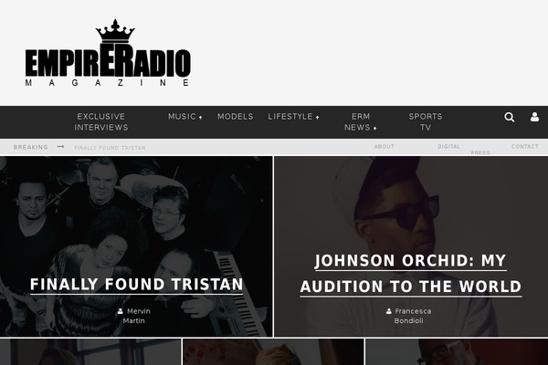 Valenti theme site design template sample