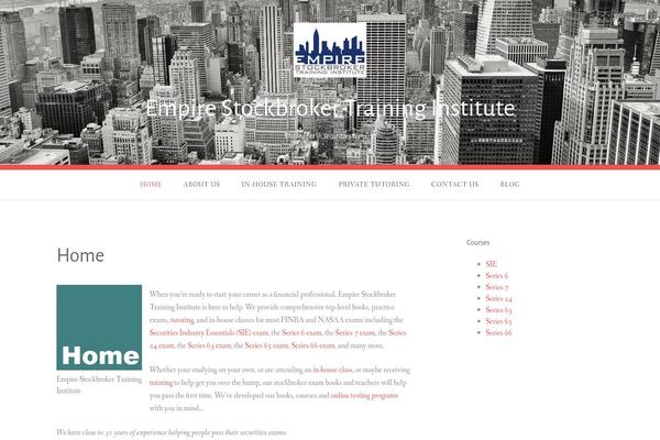 Gateway theme site design template sample