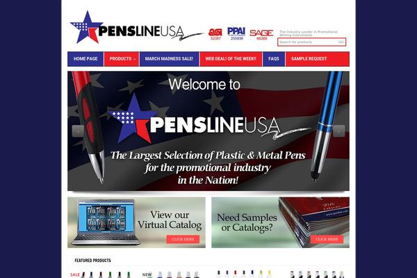 Empire theme site design template sample
