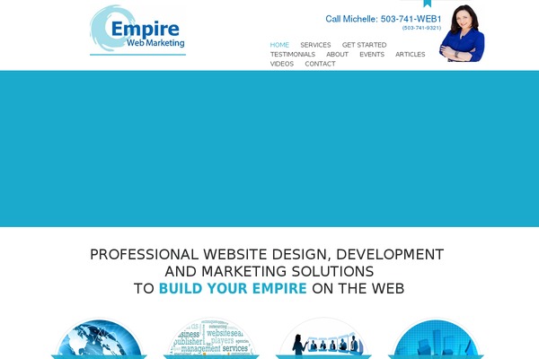 Elegantica theme site design template sample
